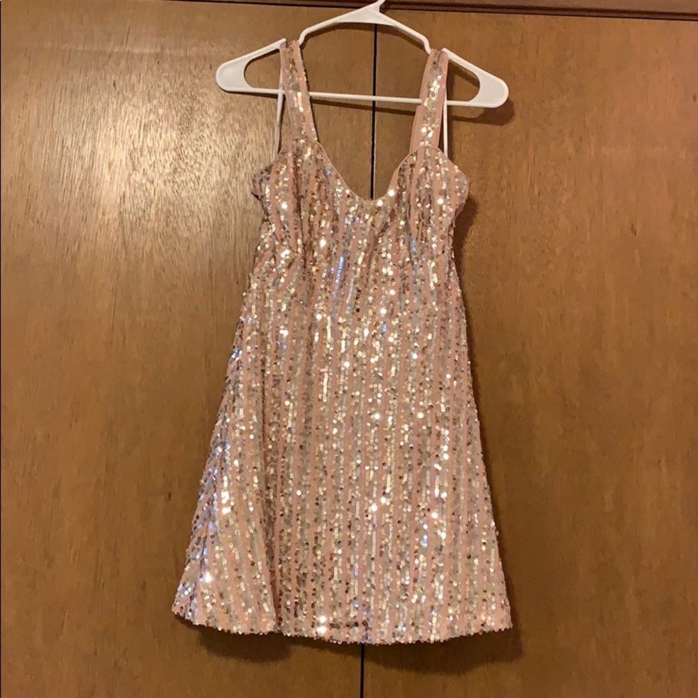 Short, sparkly party dress